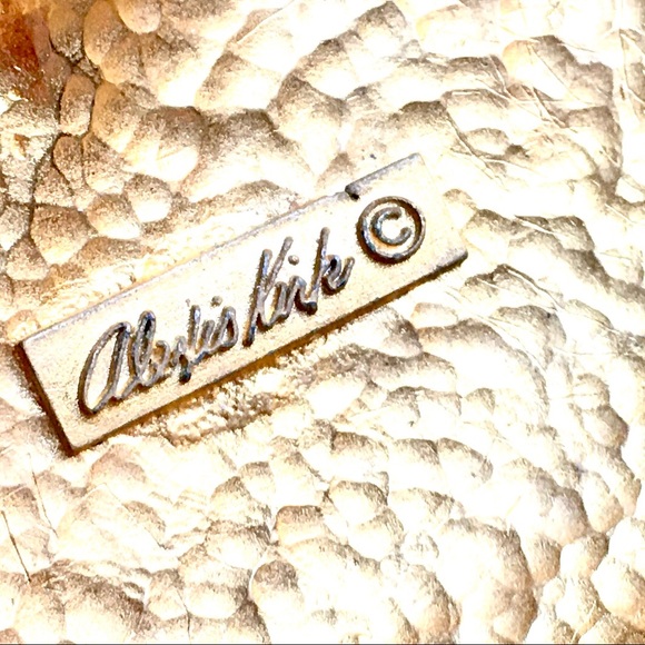 Alexis Kirk Raspberry Skin Nautilus Buckle Belt